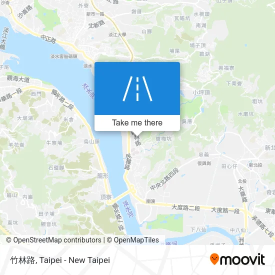 竹林路地圖