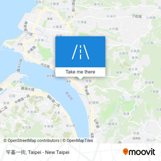 竿蓁一街地圖