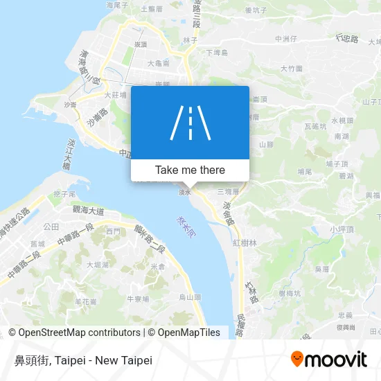 鼻頭街 map