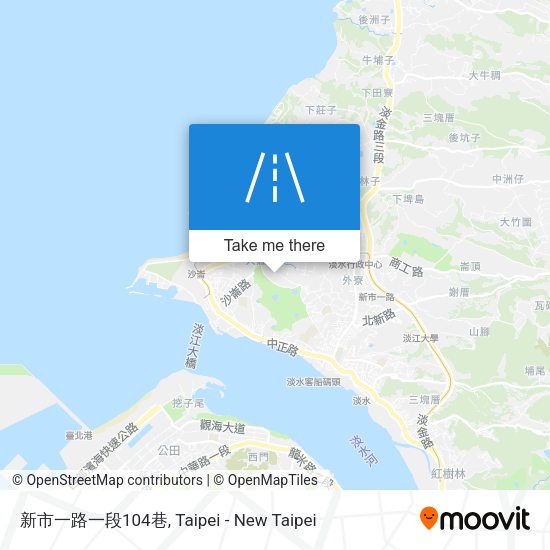 新市一路一段104巷地圖