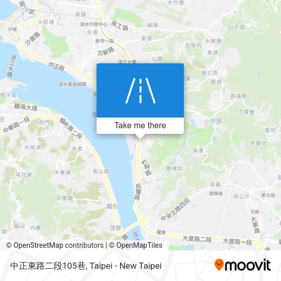 中正東路二段105巷地圖