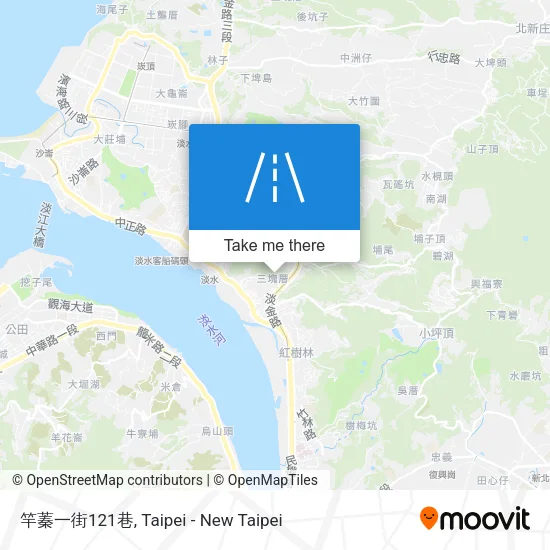竿蓁一街121巷 map