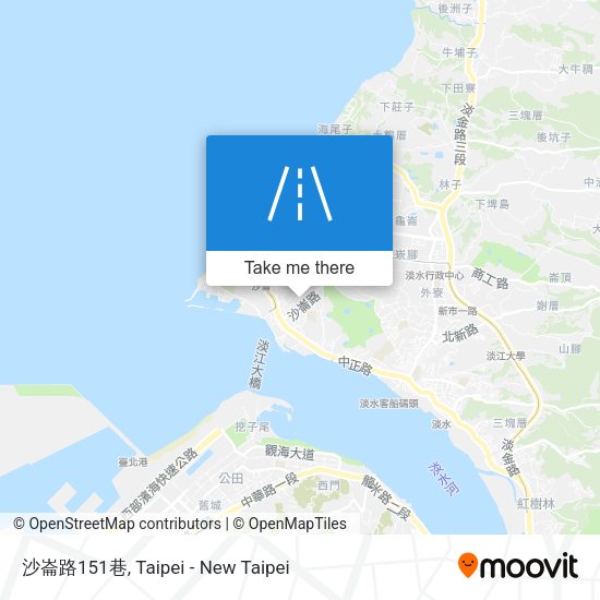 沙崙路151巷地圖
