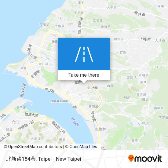 北新路184巷地圖
