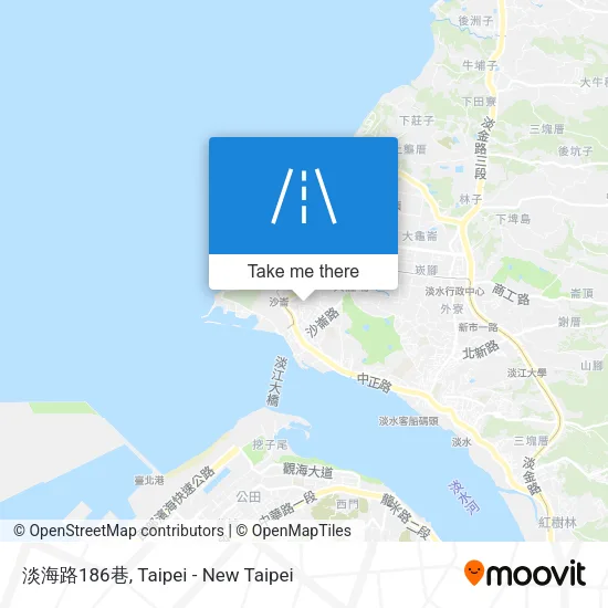 淡海路186巷 map