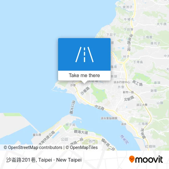 沙崙路201巷地圖