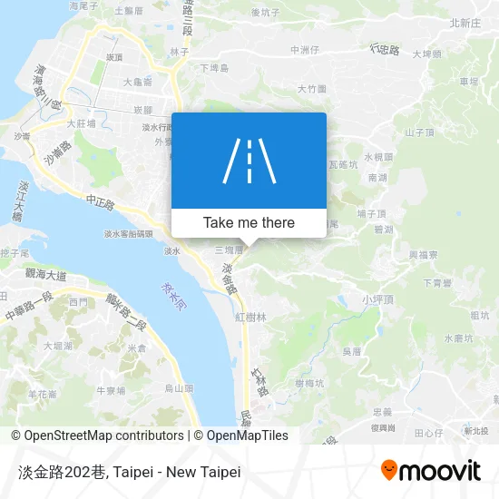 淡金路202巷 map