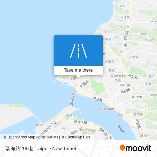 淡海路206巷 map