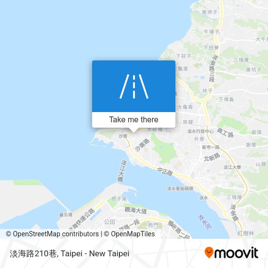 淡海路210巷地圖