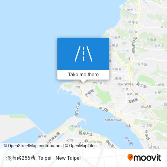 淡海路256巷 map