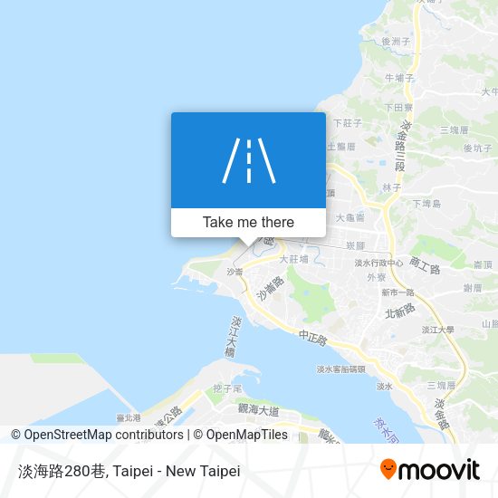 淡海路280巷 map