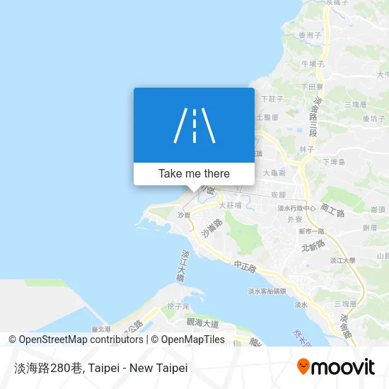 淡海路280巷 map