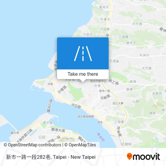 新市一路一段282巷地圖