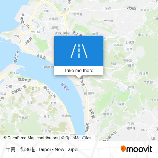 竿蓁二街36巷 map