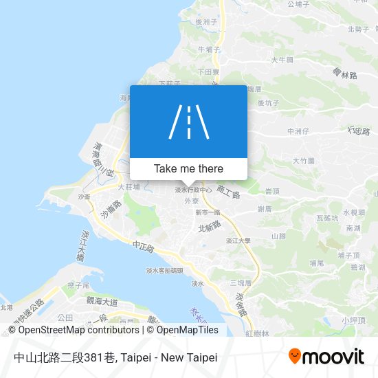 中山北路二段381巷 map