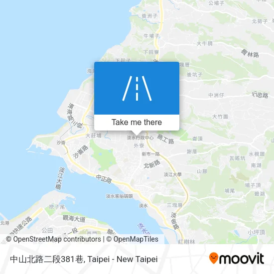 中山北路二段381巷 map
