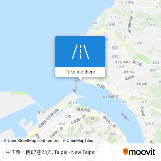 中正路一段87巷23弄地圖