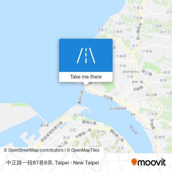 中正路一段87巷8弄地圖