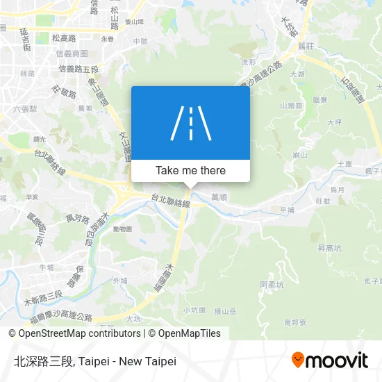 北深路三段 map