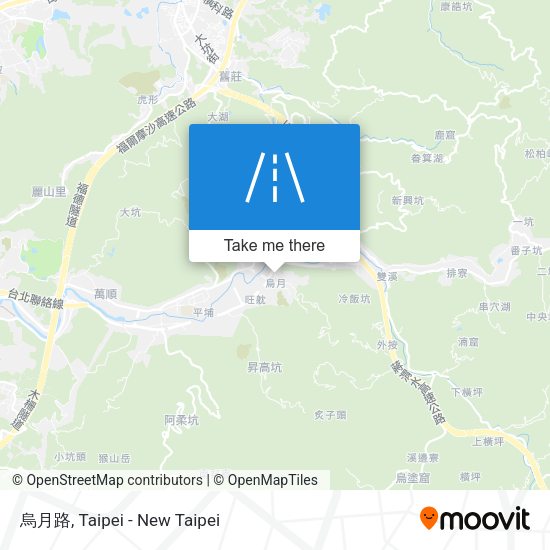 烏月路 map