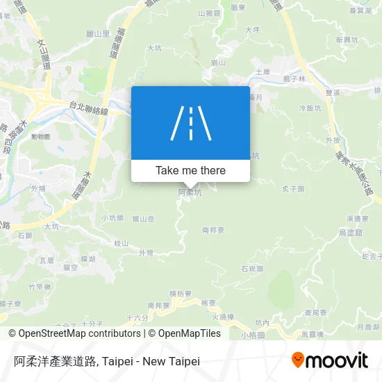 阿柔洋產業道路 map