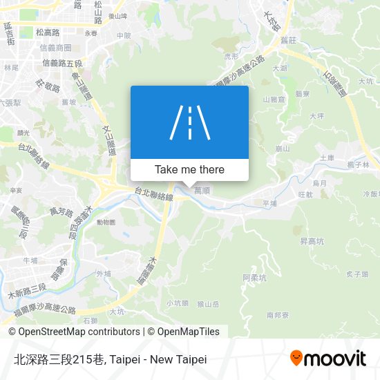 北深路三段215巷地圖