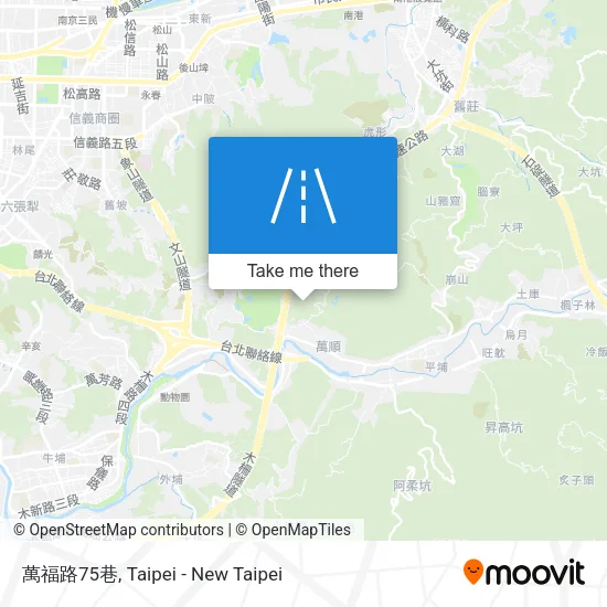 萬福路75巷 map