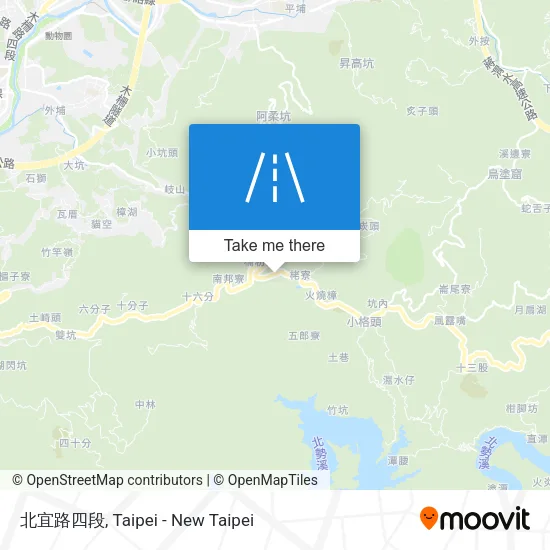 北宜路四段地圖