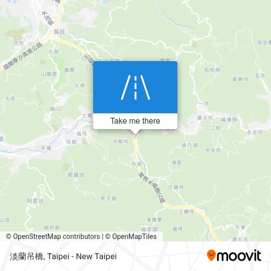 淡蘭吊橋 map