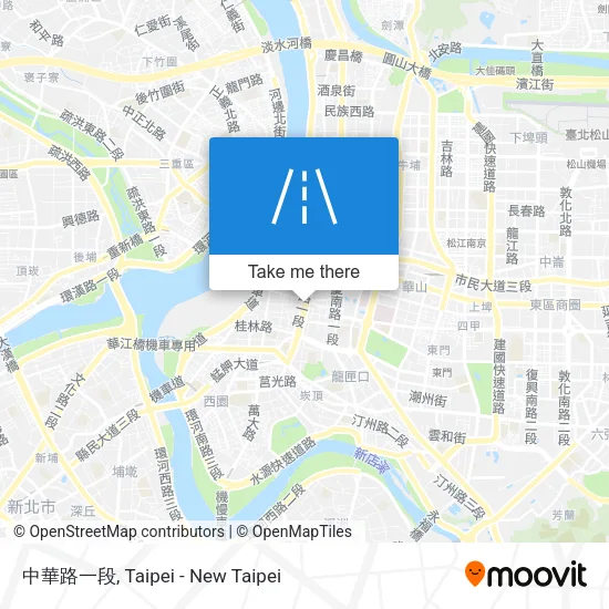 中華路一段地圖