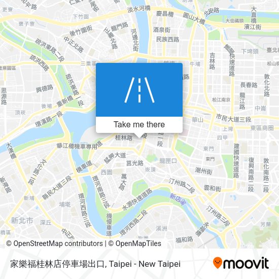 家樂福桂林店停車場出口 map