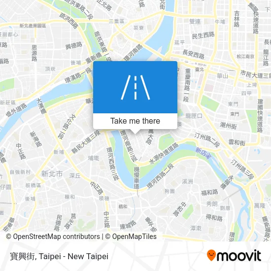 寶興街 map