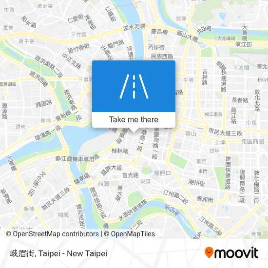 峨眉街地圖