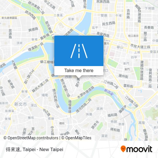 得來速 map
