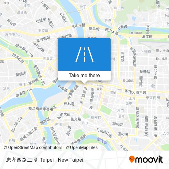 忠孝西路二段 map
