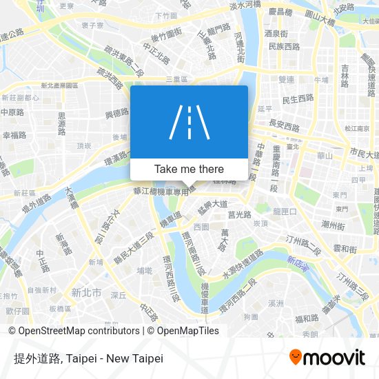 提外道路地圖