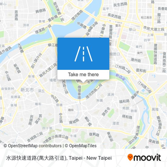 水源快速道路(萬大路引道) map