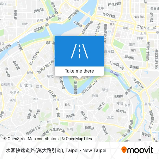 水源快速道路(萬大路引道) map