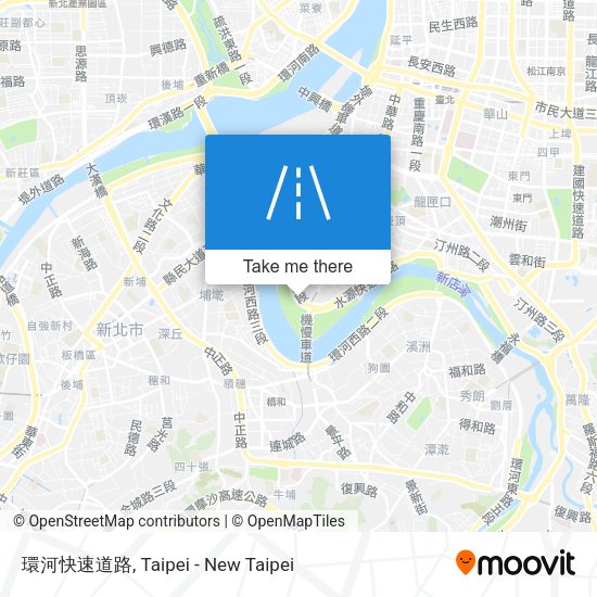 環河快速道路 map