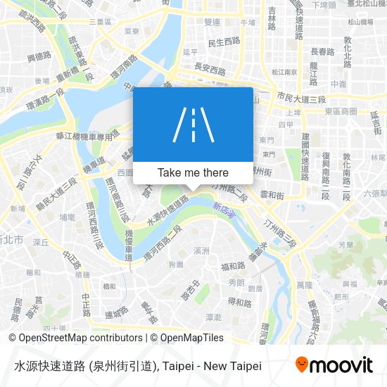 水源快速道路 (泉州街引道) map
