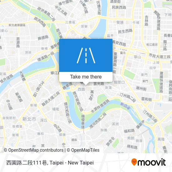 西園路二段111巷地圖