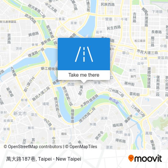 萬大路187巷 map
