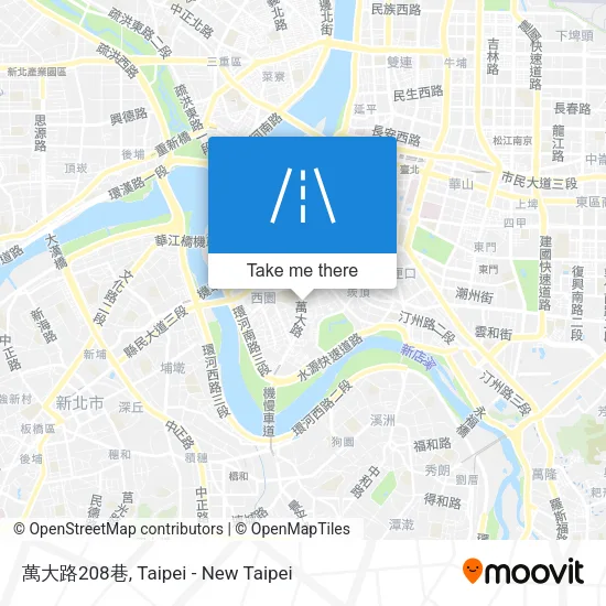 萬大路208巷 map