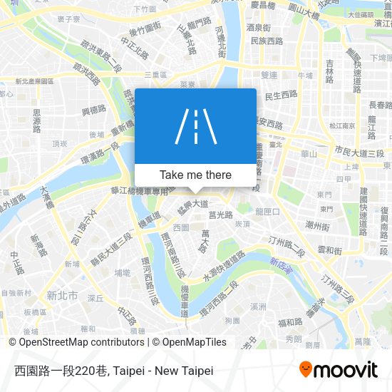 西園路一段220巷 map