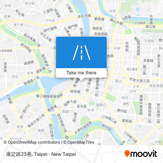 康定路25巷 map