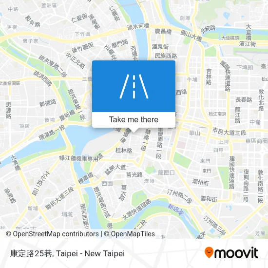 康定路25巷地圖
