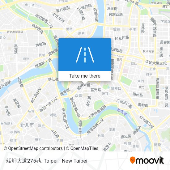 艋舺大道275巷 map