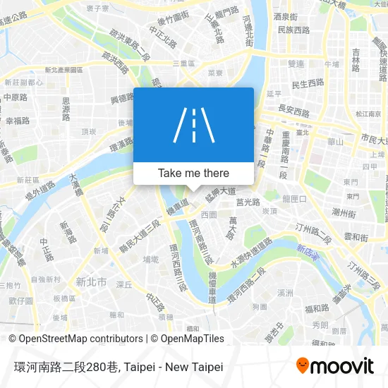 環河南路二段280巷地圖
