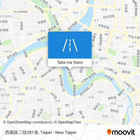 西園路二段281巷地圖