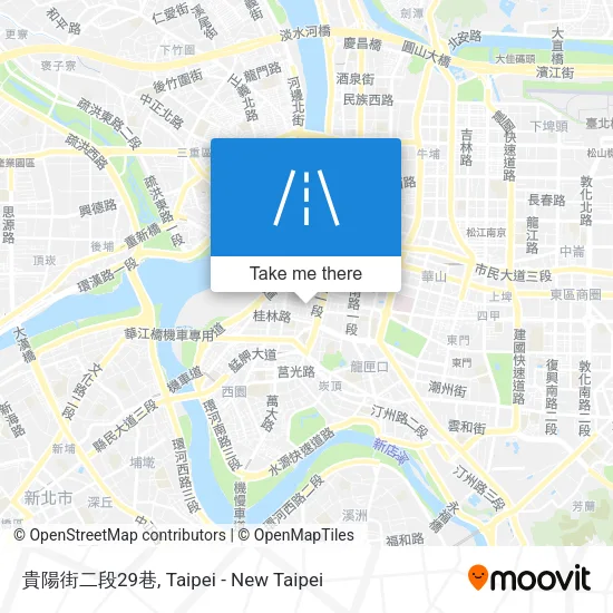 貴陽街二段29巷地圖